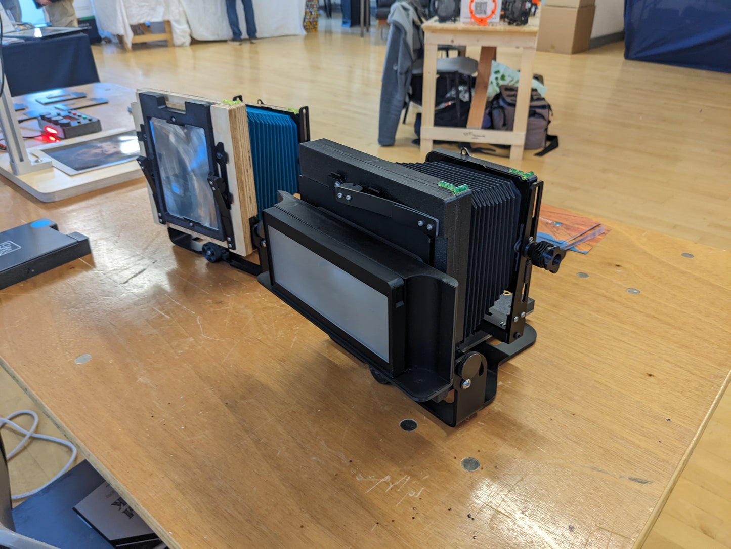 Complete Graflok 6x17 Adaptor, Rollfilm Back and Ground Glass Set