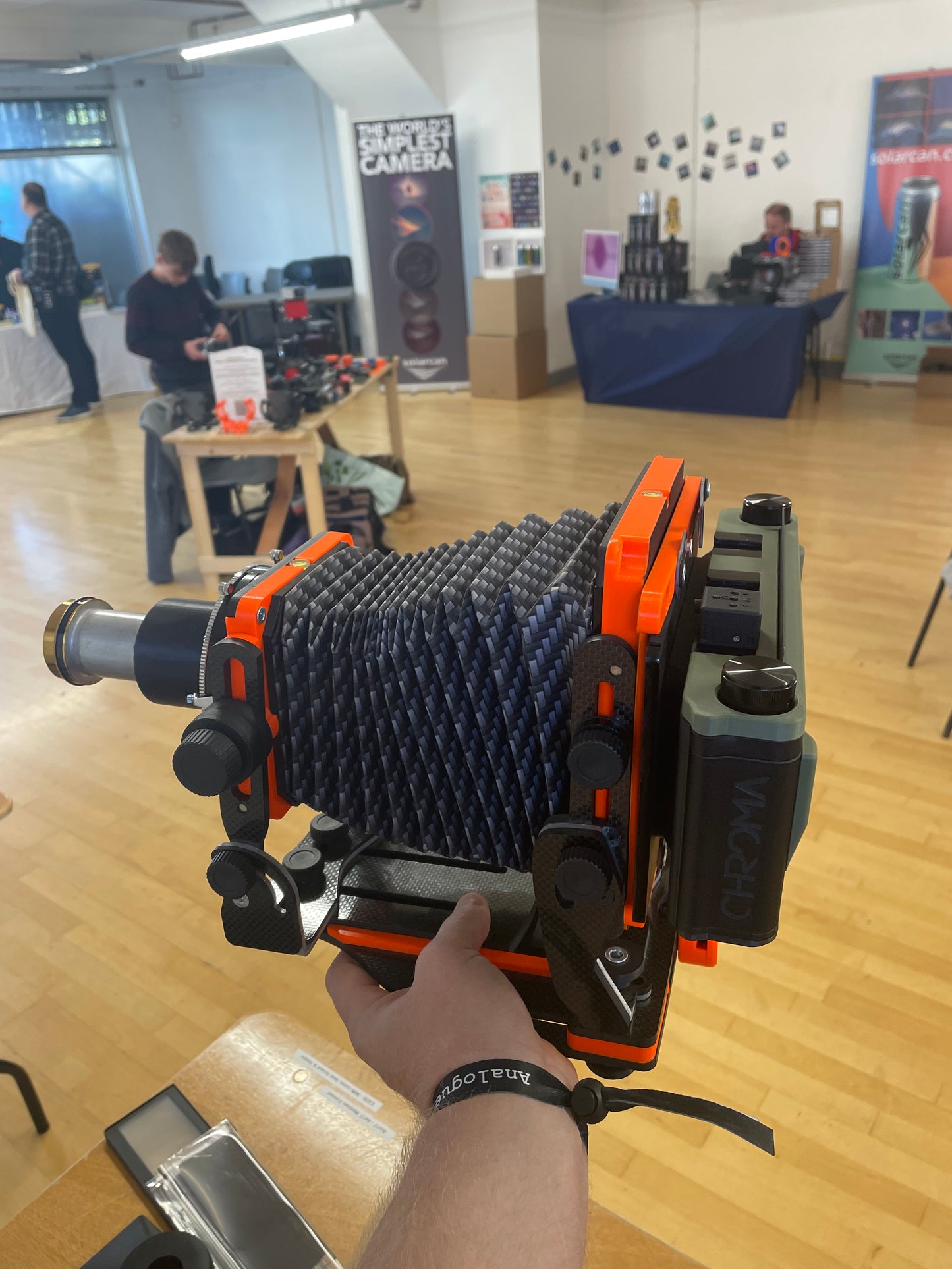 Complete Graflok 6x17 Adaptor, Rollfilm Back and Ground Glass Set