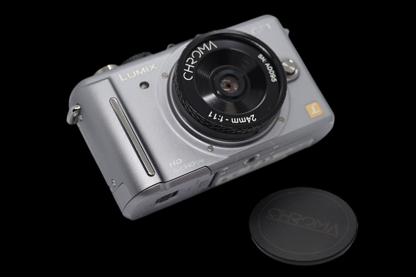Panasonic GF1 with Double Glass lens and adaptor
