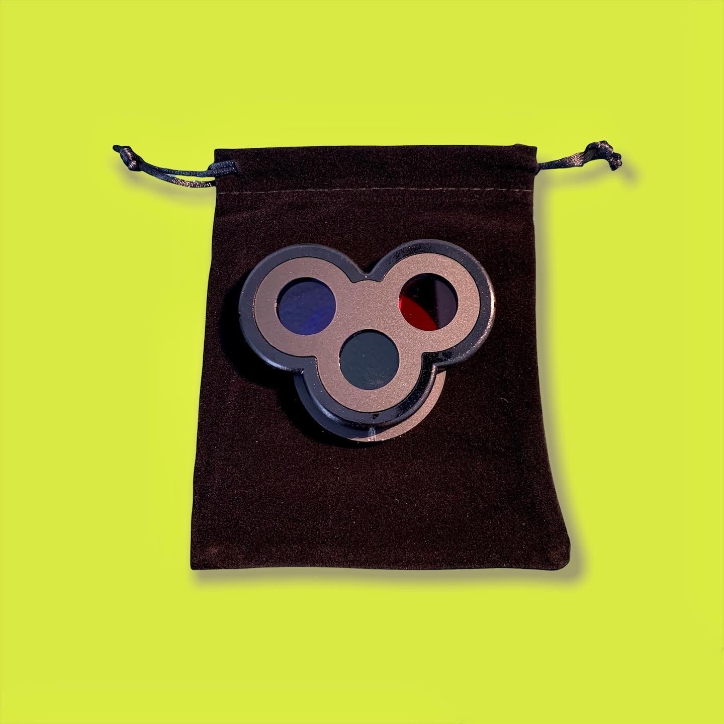"TriChroma" - Magnetic TriChrome filter adaptor for Cube Pinhole Cameras