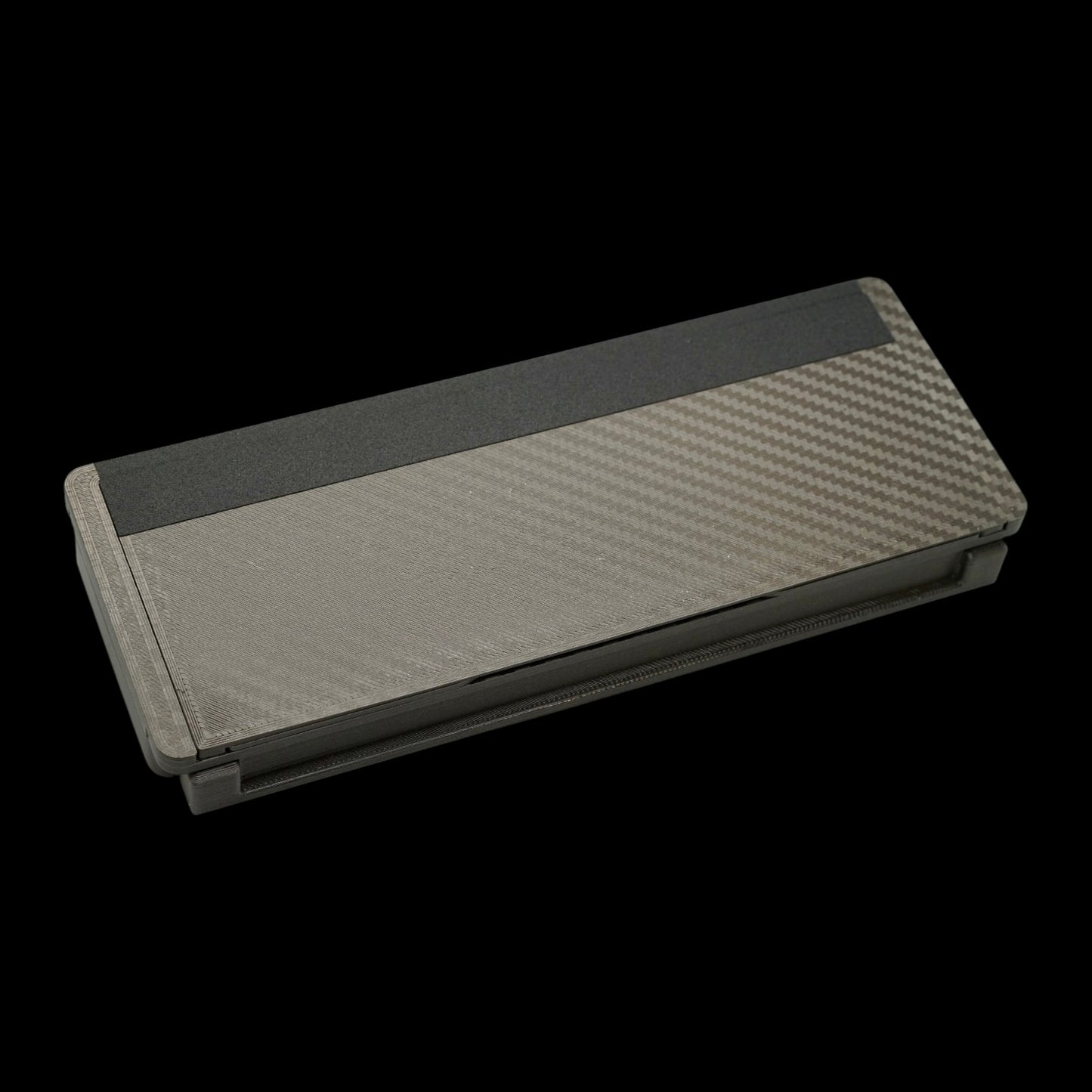 One Off - Custom Metallic Gunmetal Grey 6x17 Graflok Rollfilm Back & Ground glass with matching ground glass protector/shade.
